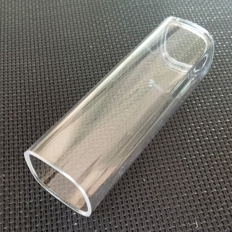 Clear plastic screen cleaner storage sleeve