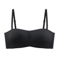 Black multi-wear detachable shoulder strap bra with underwire and adjustable straps